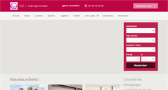Desktop Screenshot of creteil-immobilier.fr